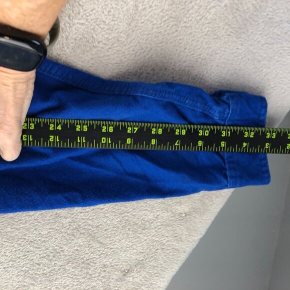 Deerskin Mens Shirt Size XL Blue Long Sleeve Casual Buton Up Classic Travel - Picture 6 of 11